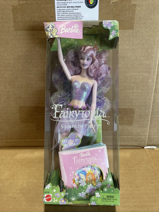Mattel Barbie Fairytopia Purple Sparkle Fairy B5736 2003 Open Box