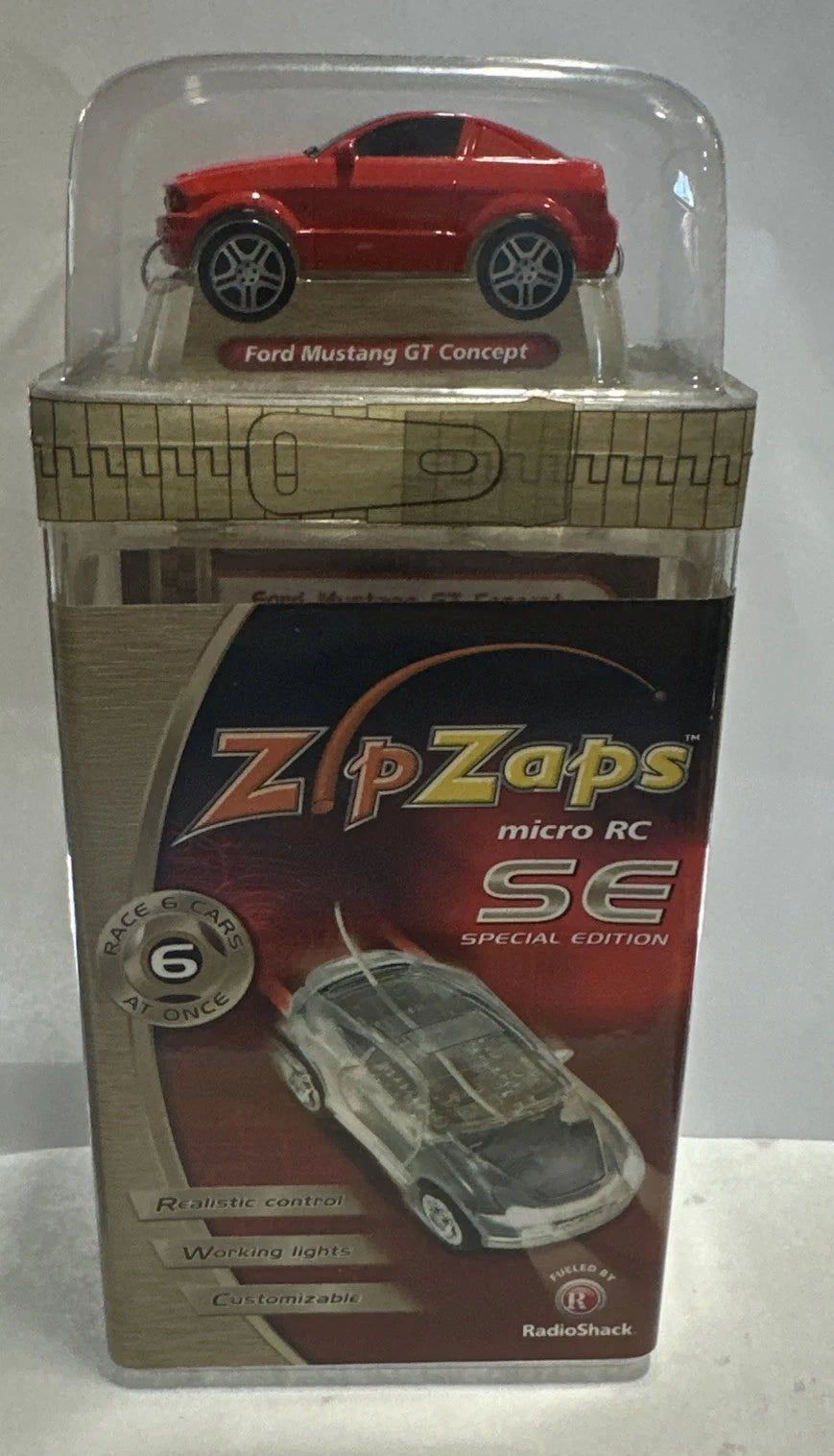 NEW Zip Zaps Micro RC Red Ford Mustang GT Concept Special Edition SEALED