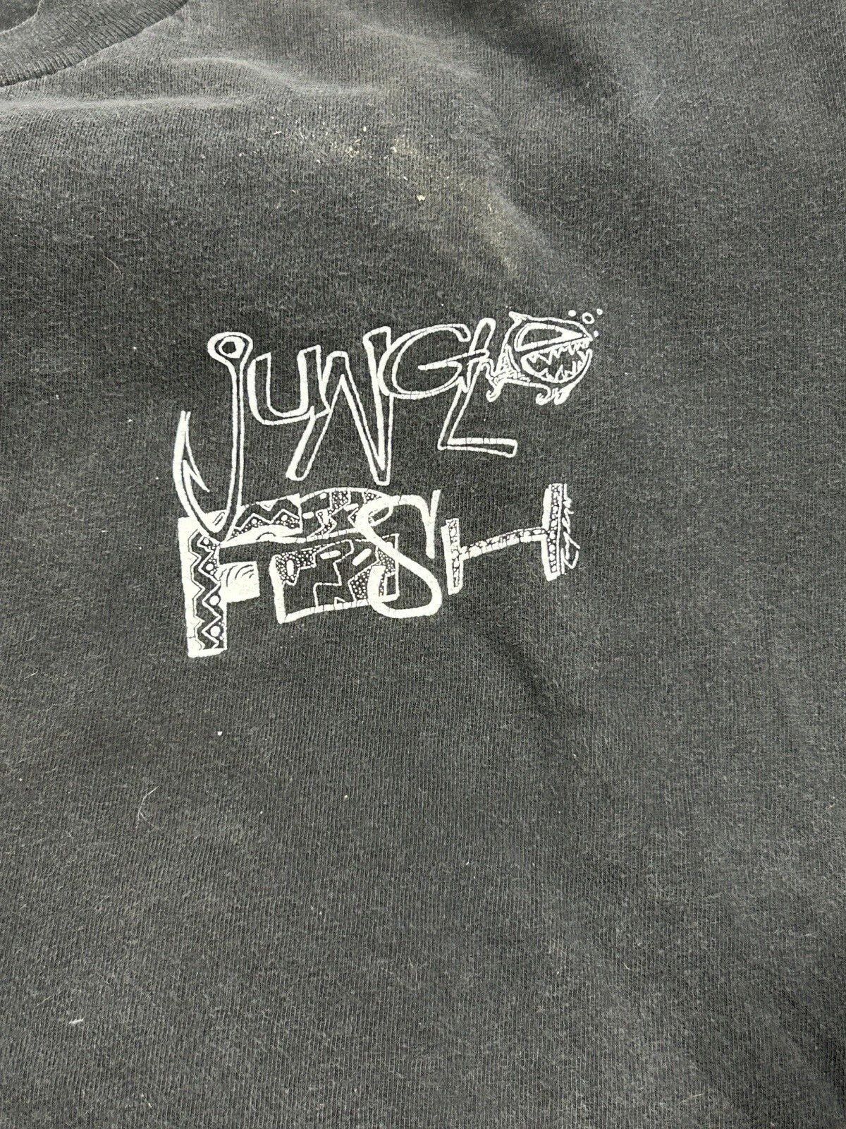 Jungle Fish Punk T shirt Size L 42-44