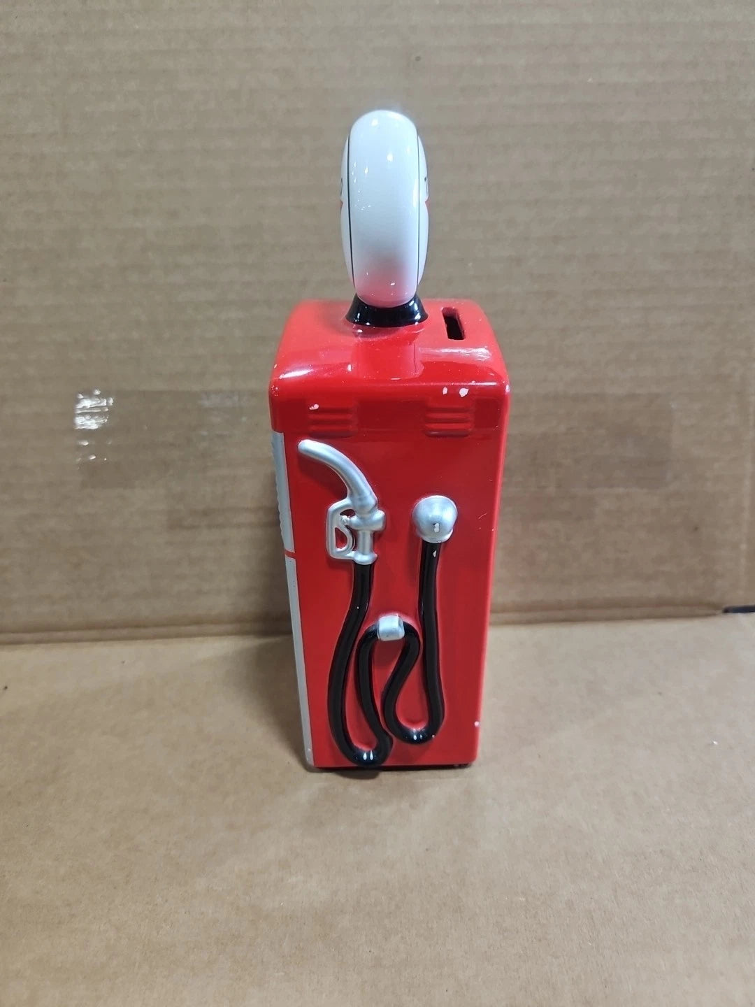 VINTAGE CERAMIC - 1950'S STYLE TEXACO FIRE CHIEF GAS PUMP - COIN BANK