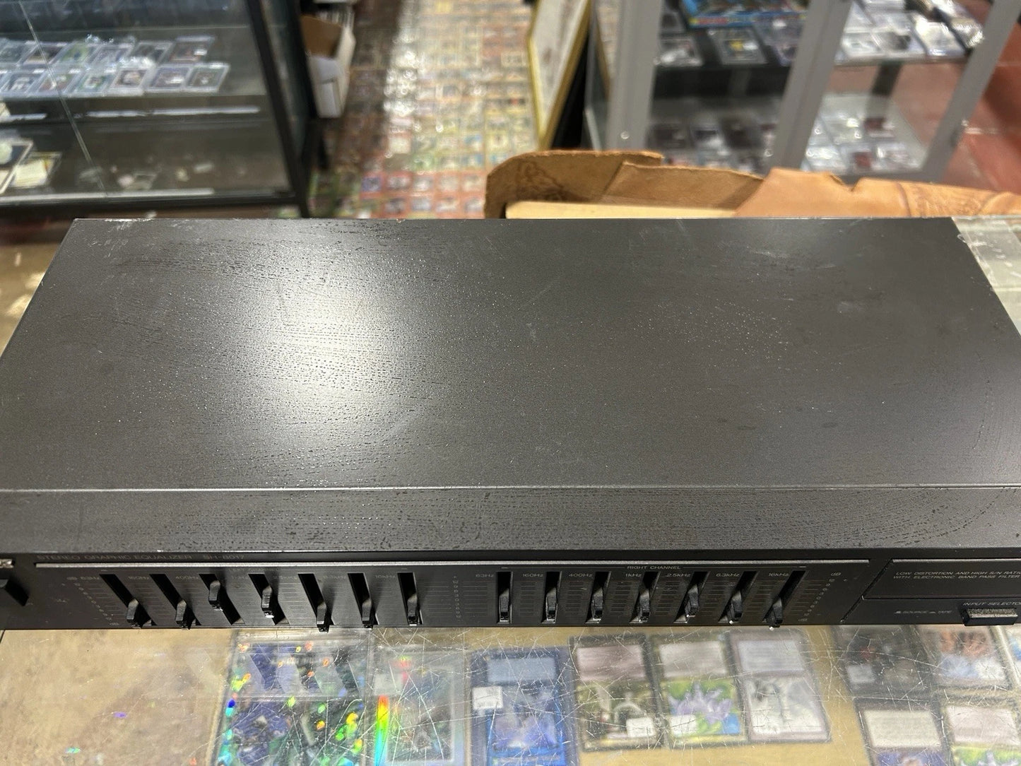 Technics SH-8017 Stereo Graphic Equalizer 7 Band 2 Channel +power cord