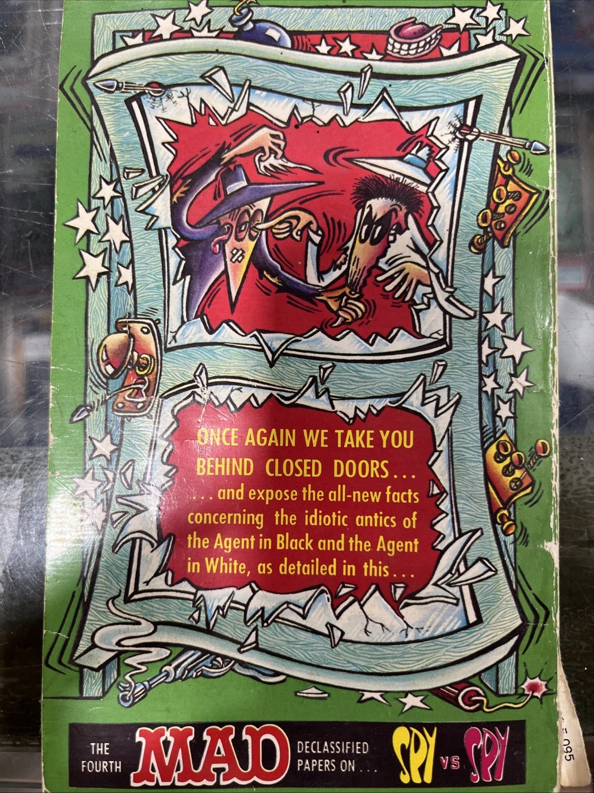 MAD Spy Vs. Spy Vintage Comic Paperback - Warner 1st Printing!