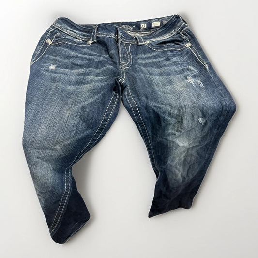Miss Me Jeans, Signature Cuff, Jeana Women’s Size 31 Embellished Pockets.