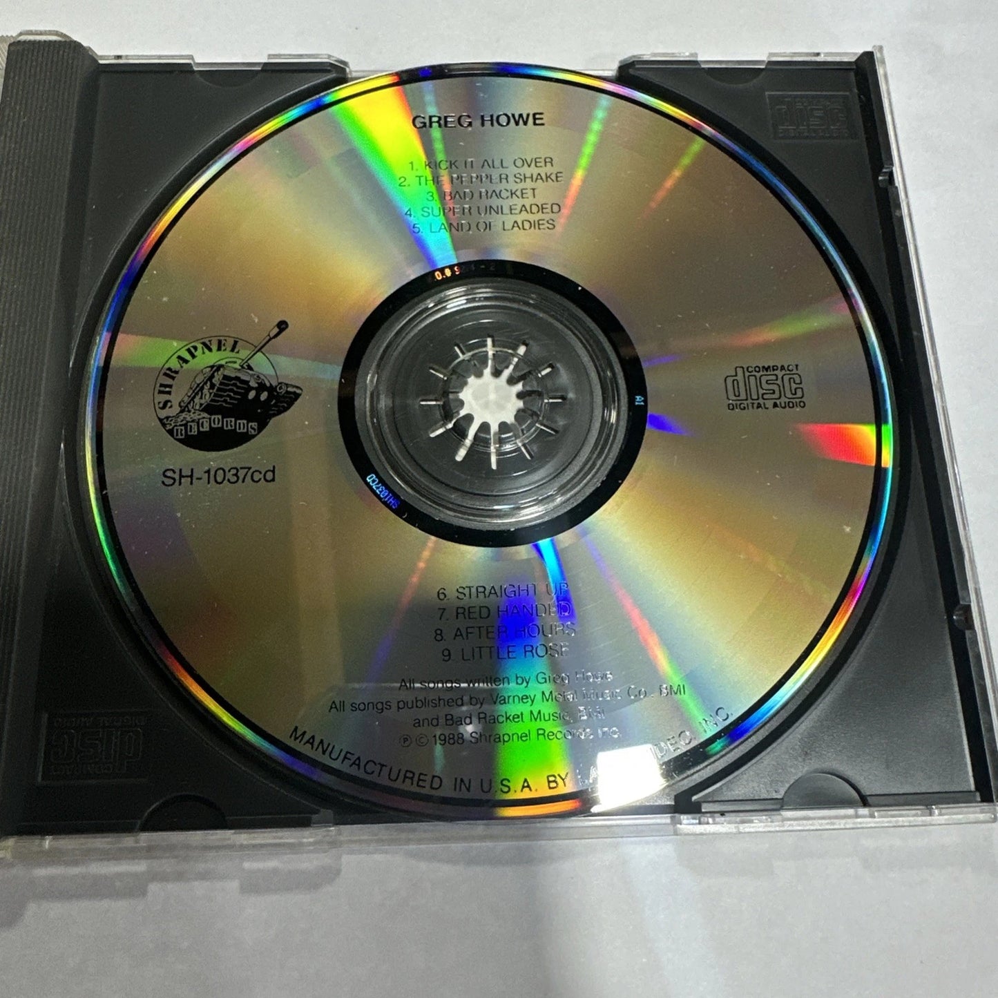 Greg Howe by Greg Howe (CD, 1990)