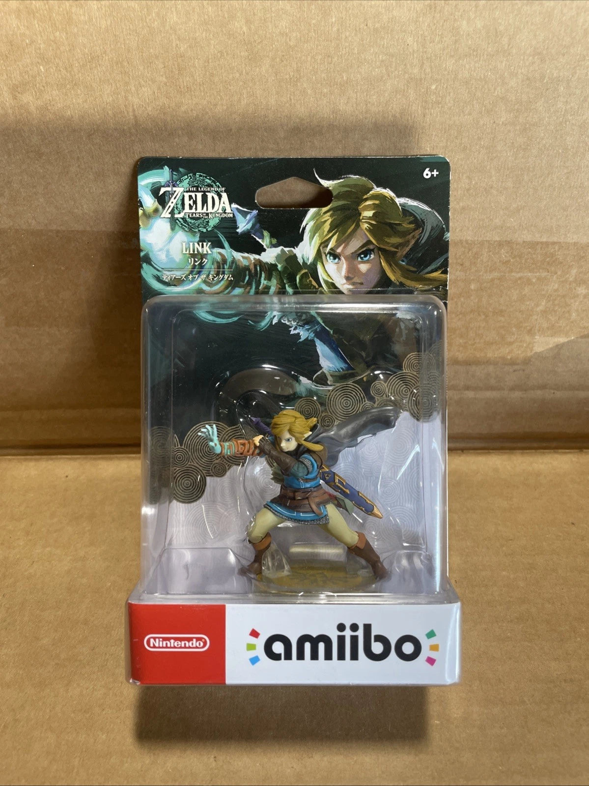 The Legend of Zelda Tears of the Kingdom Nintendo Link Amiibo Figure Sealed