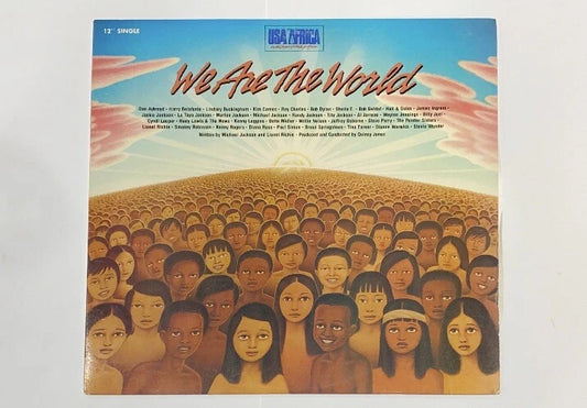 USA Africa: We Are The World LP 12" Single US2 05179 1984 Lp Excellent Cond