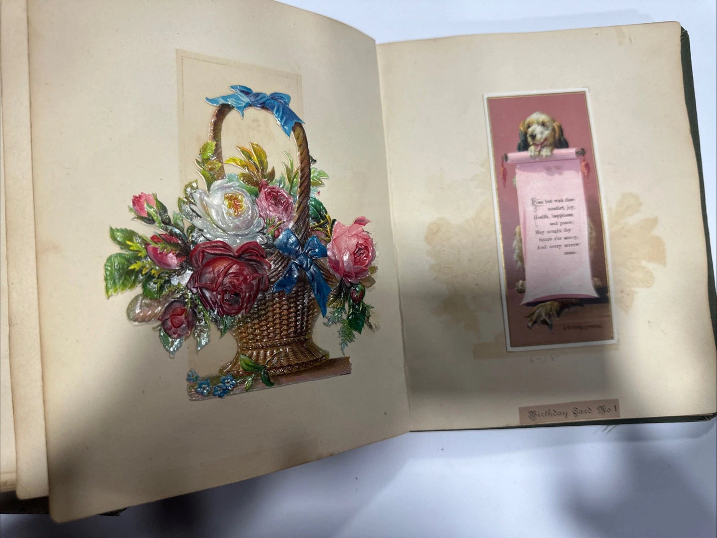 1885 Vintage Victorian Era Sticker Book Collection