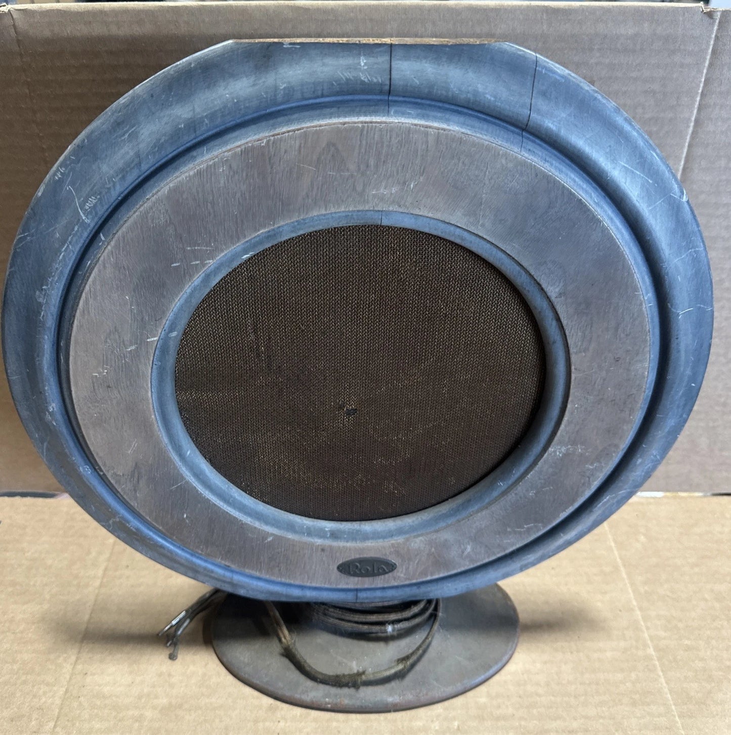 Rola Cone Re-Creator 1920's Radio Tube Speaker As Is