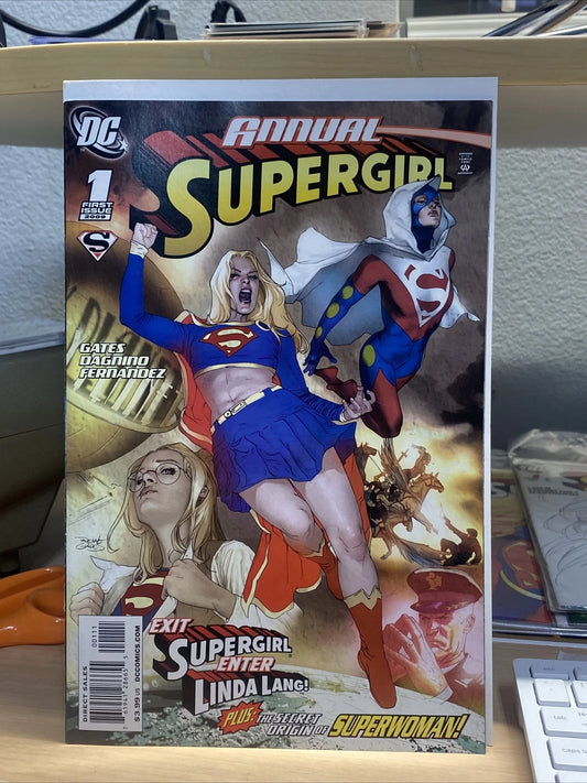 Supergirl Annual 1 First Issue 2009 DC Comics GOOD