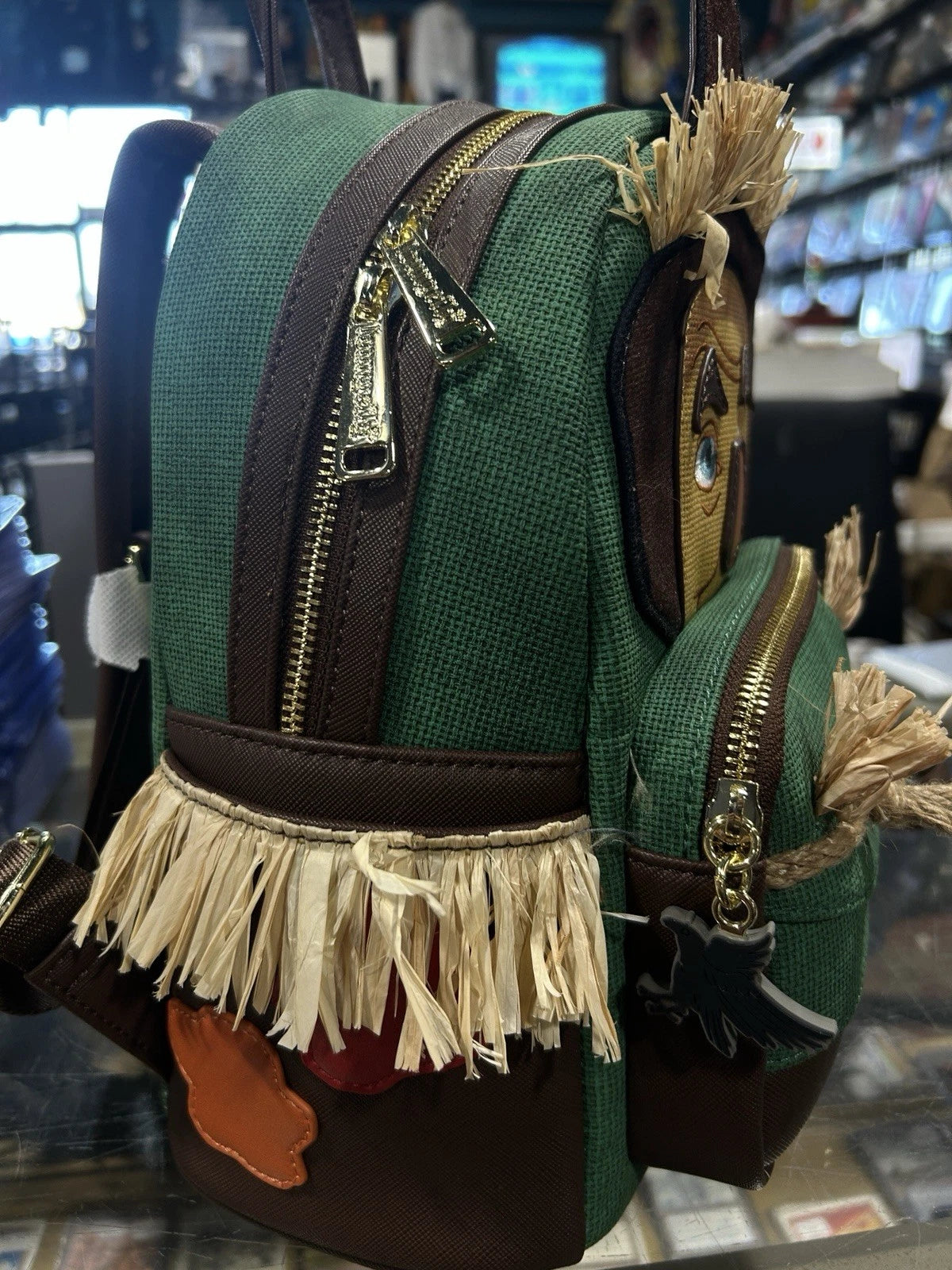 Loungefly The Wizard of Oz Scarecrow Cosplay Mini Backpack with tags