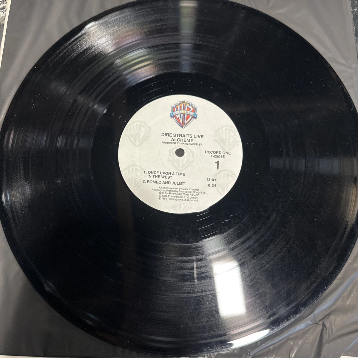 Dire Straits Alchemy Live 1984 Quiex II Limited Edition Virgin Black Vinyl promo