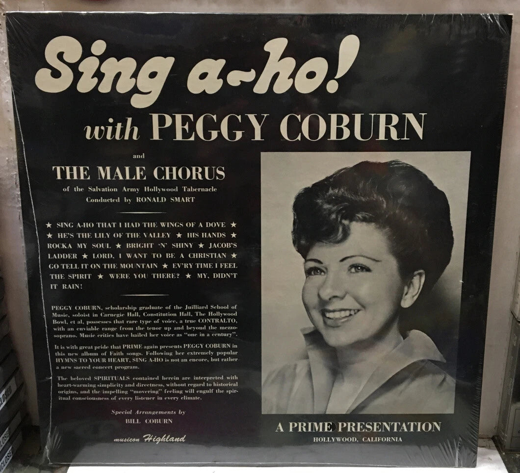 Peggy Coburn Sing A-Ho! Sealed Record