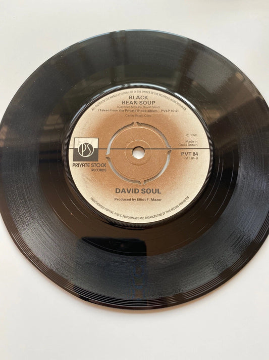 DAVID SOUL "DON'T GIVE UP ON US / BLACK BEAN SOUP" 45 7” UK import