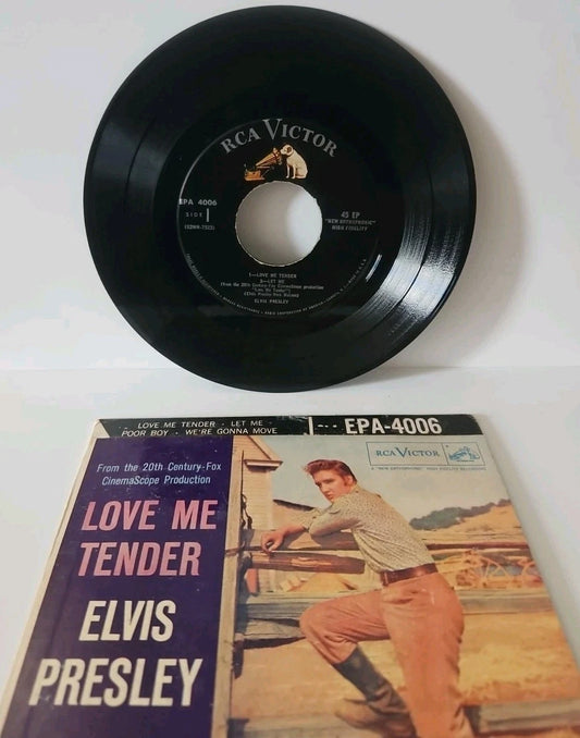 Elvis Presley Love Me Tender RCA EPA-4006 Picture Sleeve 45RPM VG+/VG