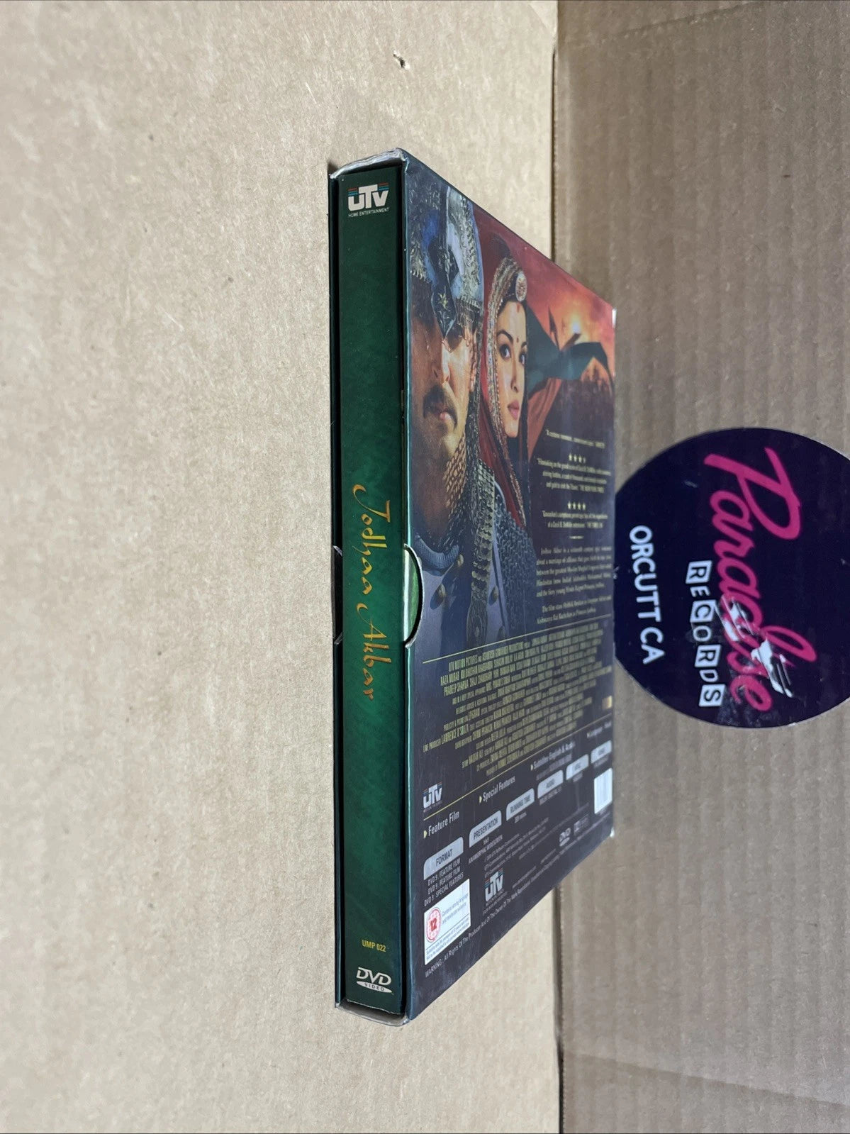 Jodhaa Akbar DVD UTV 3 Disc Collector's Edition - 2008 Roshan & Bachchan