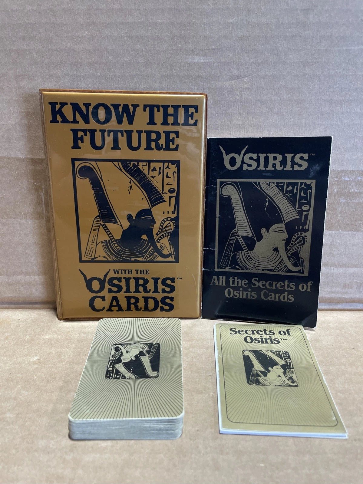 1980s Osiris Egyptian Oracle Fortune Telling Cards Bev Craig Vintage Rare