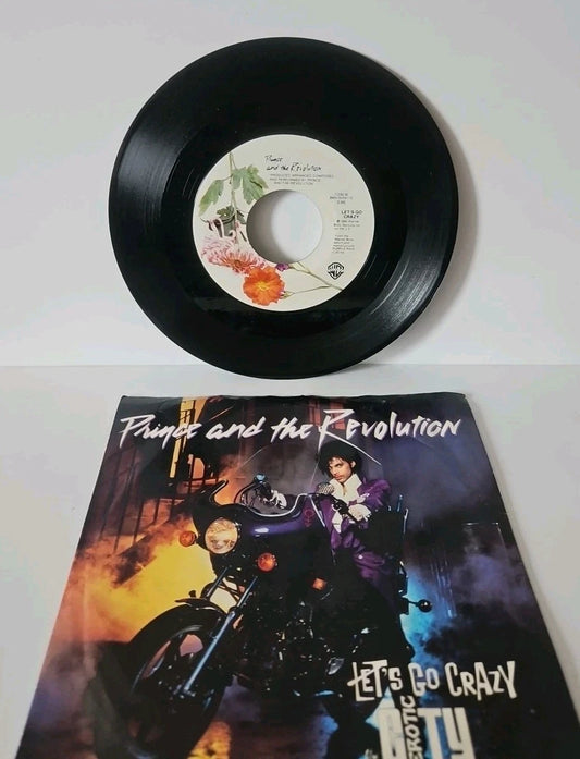 PRINCE & The Revolution Lets Go Crazy/Erotic City 7-29216 WB 45 RPM W SLEEVE