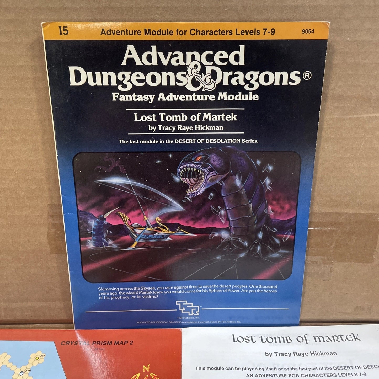 I5 Lost Tomb of Martek - AD&D Advanced Dungeons & Dragons TSR 9054