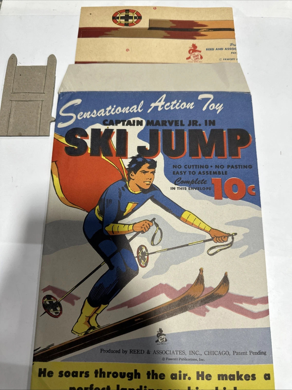 PAPER TOY LOT, SHAZAM, WILLIE THE WORM, CAPTAIN MARVEL, ANNIE, SOLD AS IS