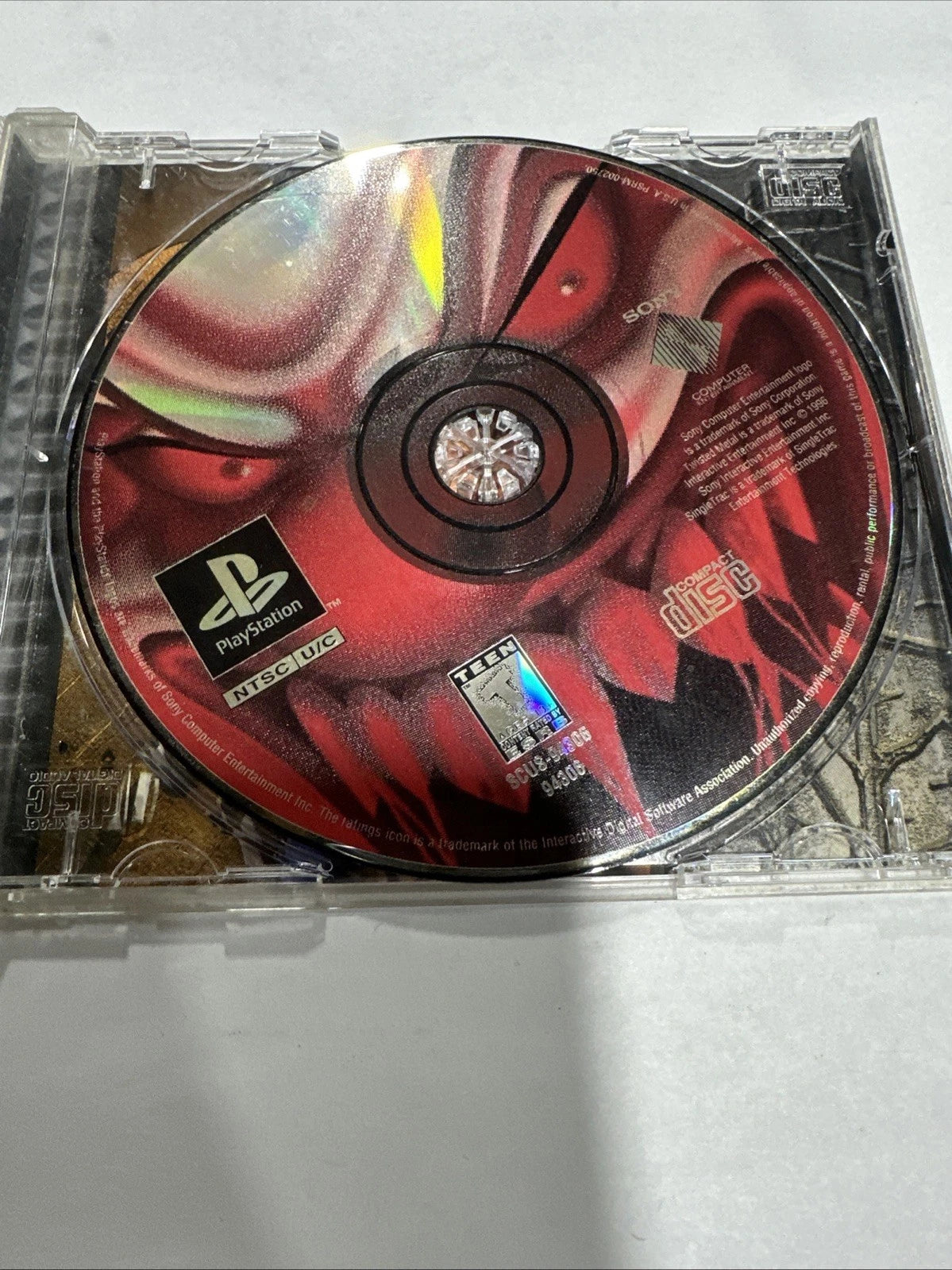 Twisted Metal 2 Sony PlayStation PS1 W Manual Untested