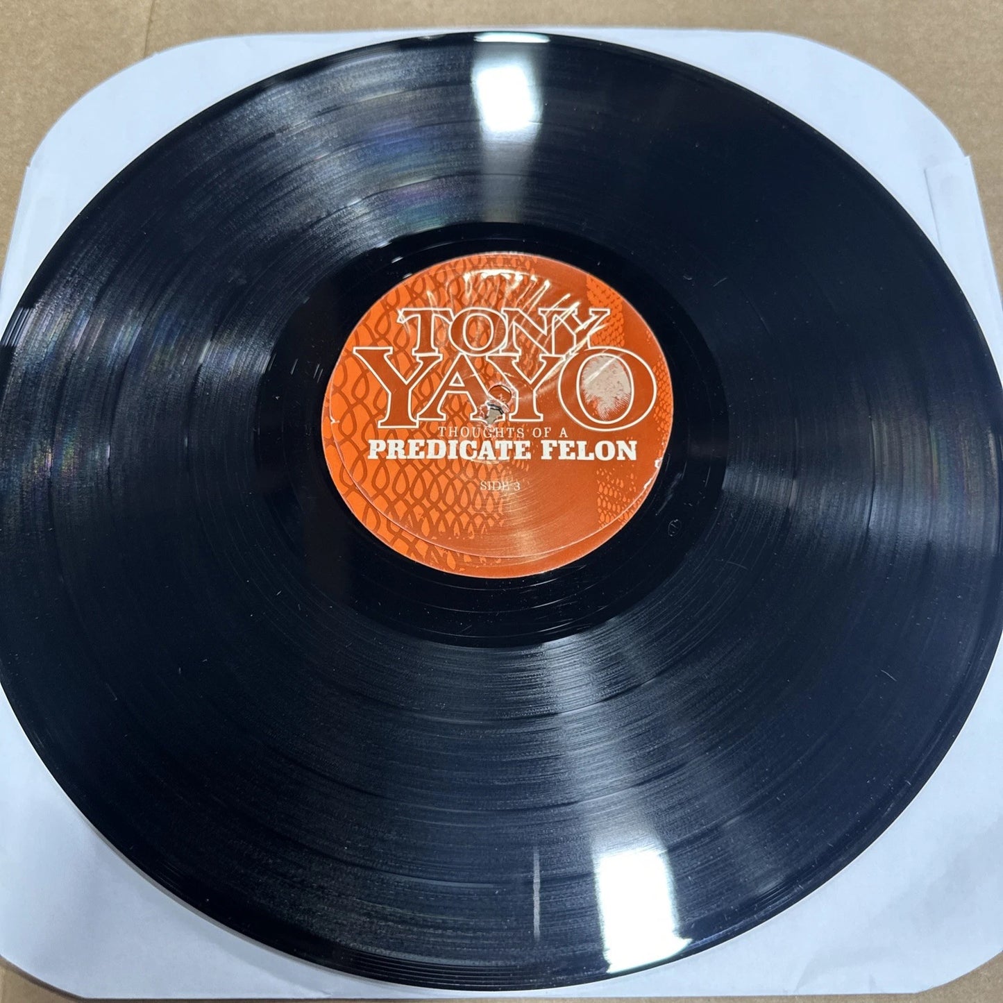 TONY YAYO~THOUGHTS OF A PREDICATE FELON 2 LP (2005) ORIG PRESS VG+ Misprint
