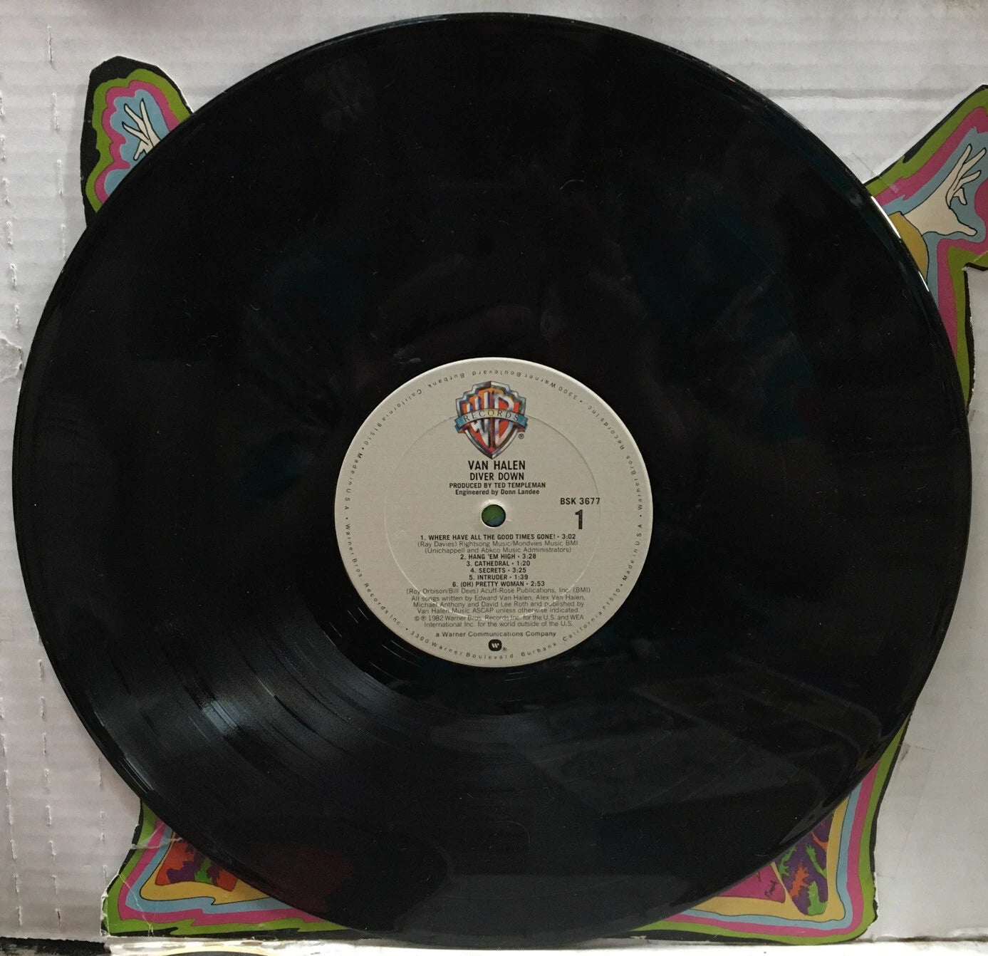 Van Halen Diver Down Club Record BSK3677