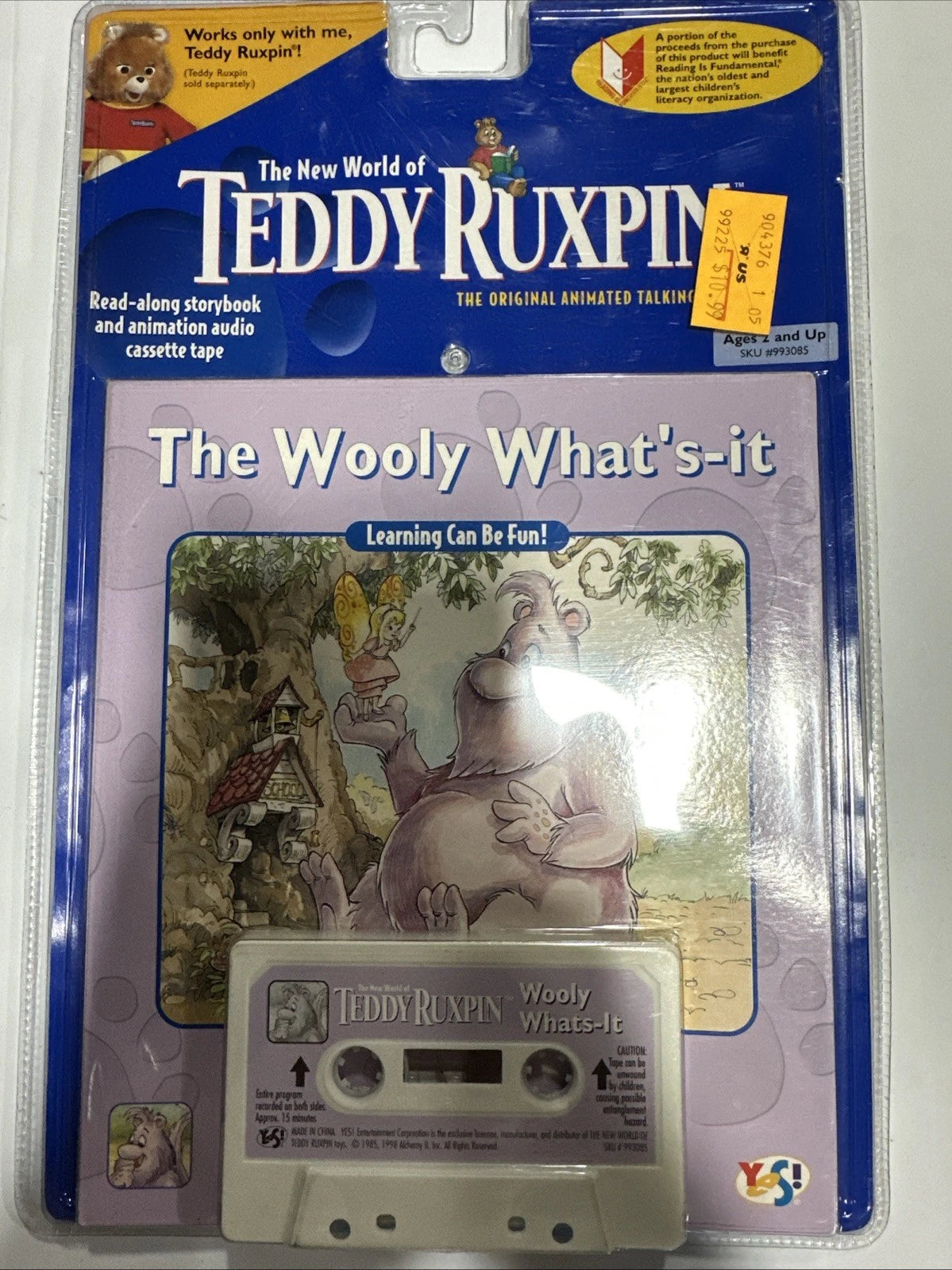 Teddy Ruxpin Wooly What’s-it & Sign Of A Friend Rare Sealed Book & Tape Lot