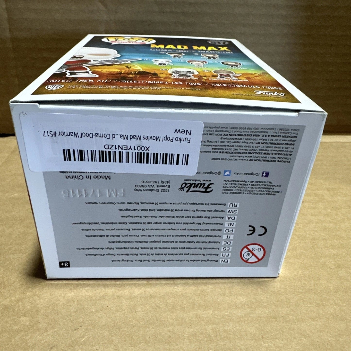 Funko Pop! Mad Max Coma-Doof Warrior 517 Target Exclusive Box Issues