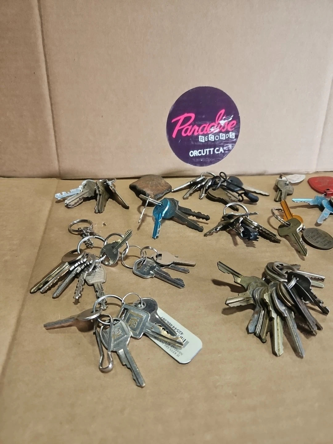 Vintage Keys Random Lot Of Keys With Rings Vintage Rare