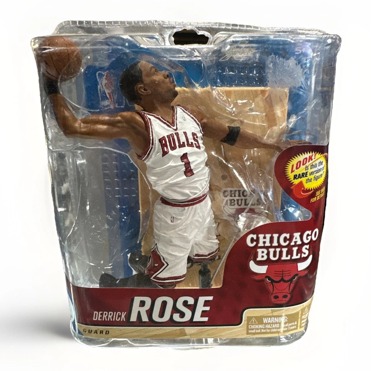 Mcfarlane NBA Sports Picks Series 20 Derrick Rose Action Figure [White Jersey]