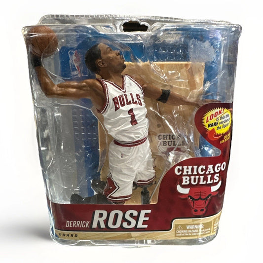 Mcfarlane NBA Sports Picks Series 20 Derrick Rose Action Figure [White Jersey]