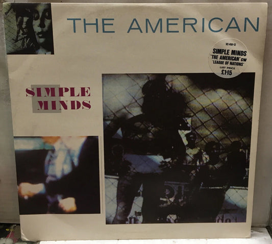 Simple Minds The American UK 12” Record Single VS410-12