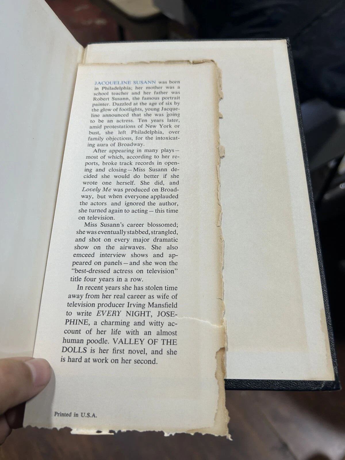 Valley of the Dolls First Edition 1966