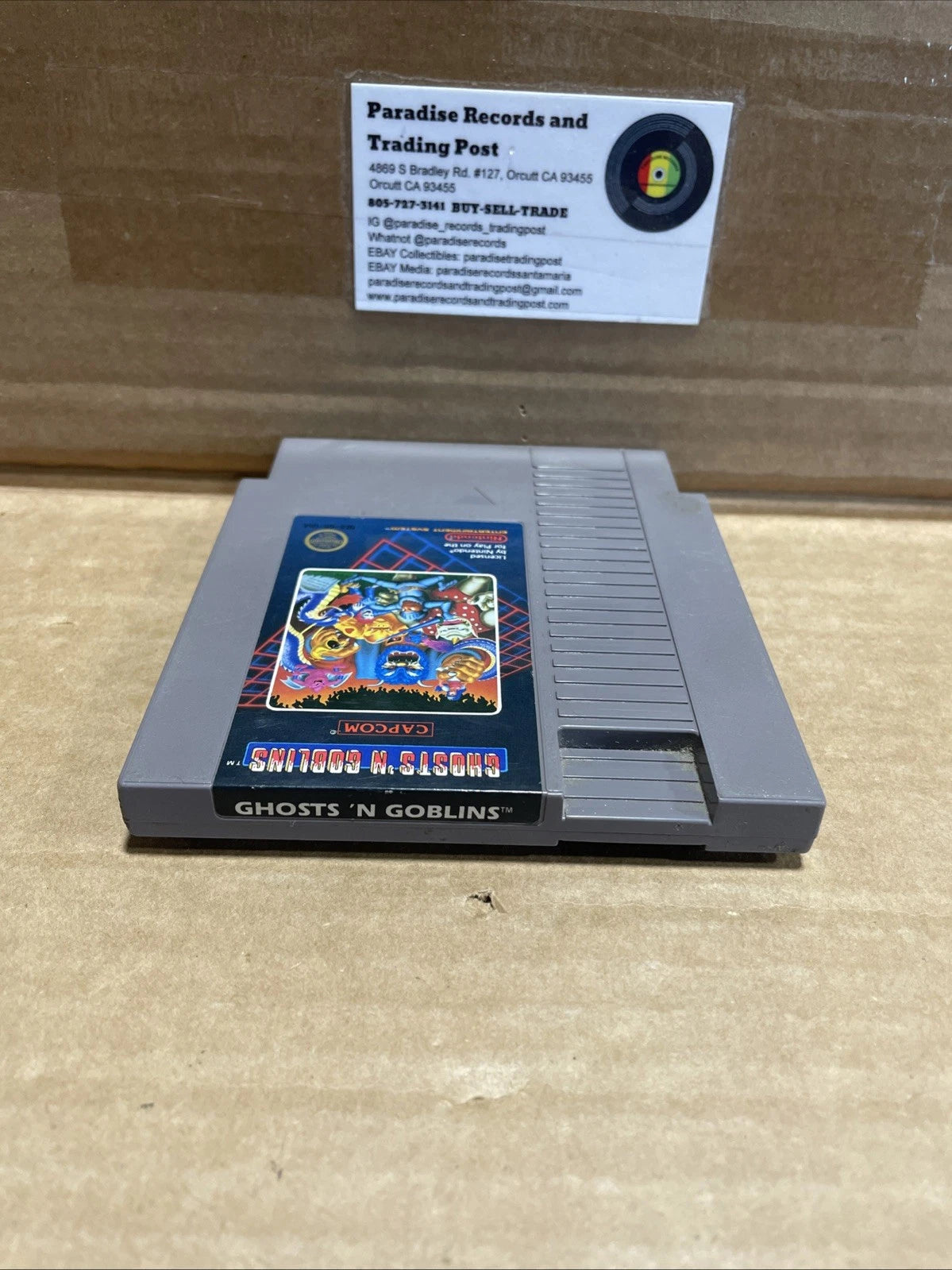 Ghosts 'n Goblins (1986, Nintendo NES) CARTRIDGE ONLY