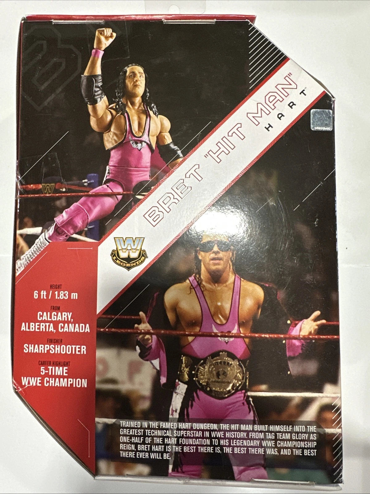 WWE Ultimate Edition Bret Hit Man Hart Mattel Target Exclusive 2022 New Sealed