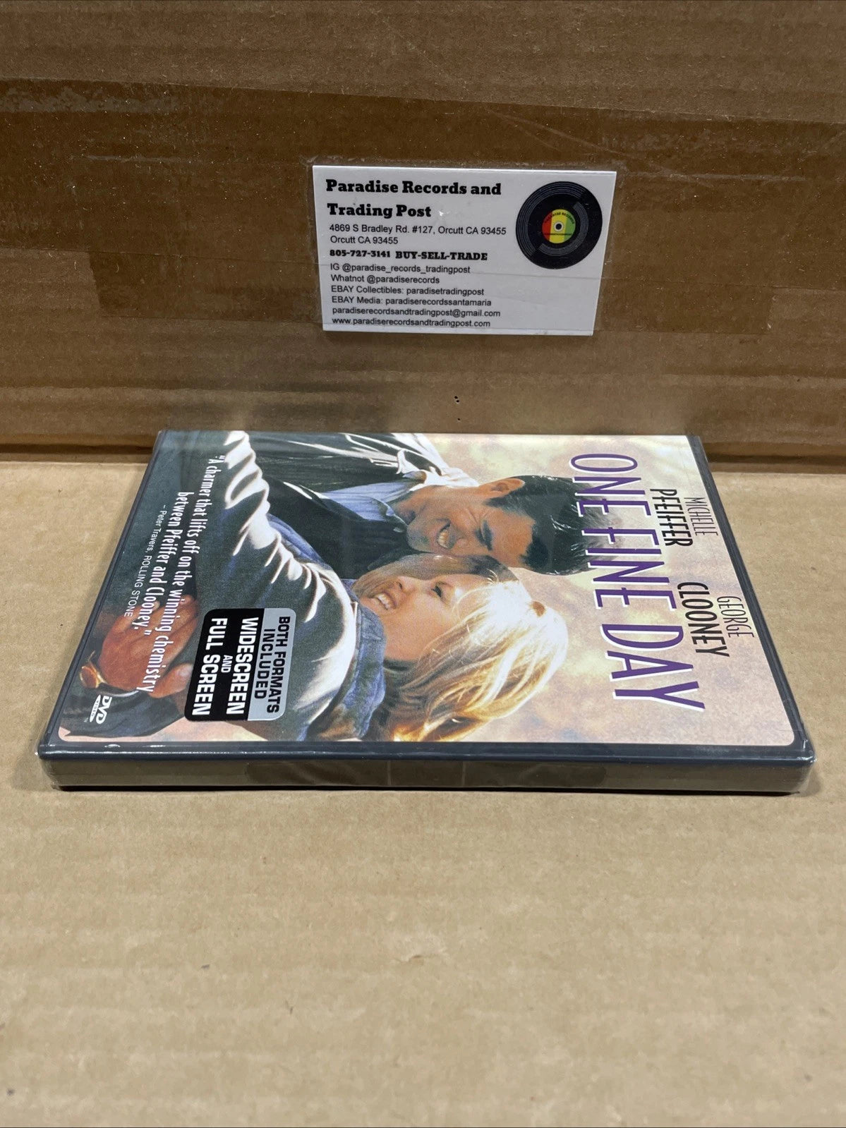NWT One Fine Day DVD Color 1996 Michelle Pfeiffer George Clooney Romance Comedy