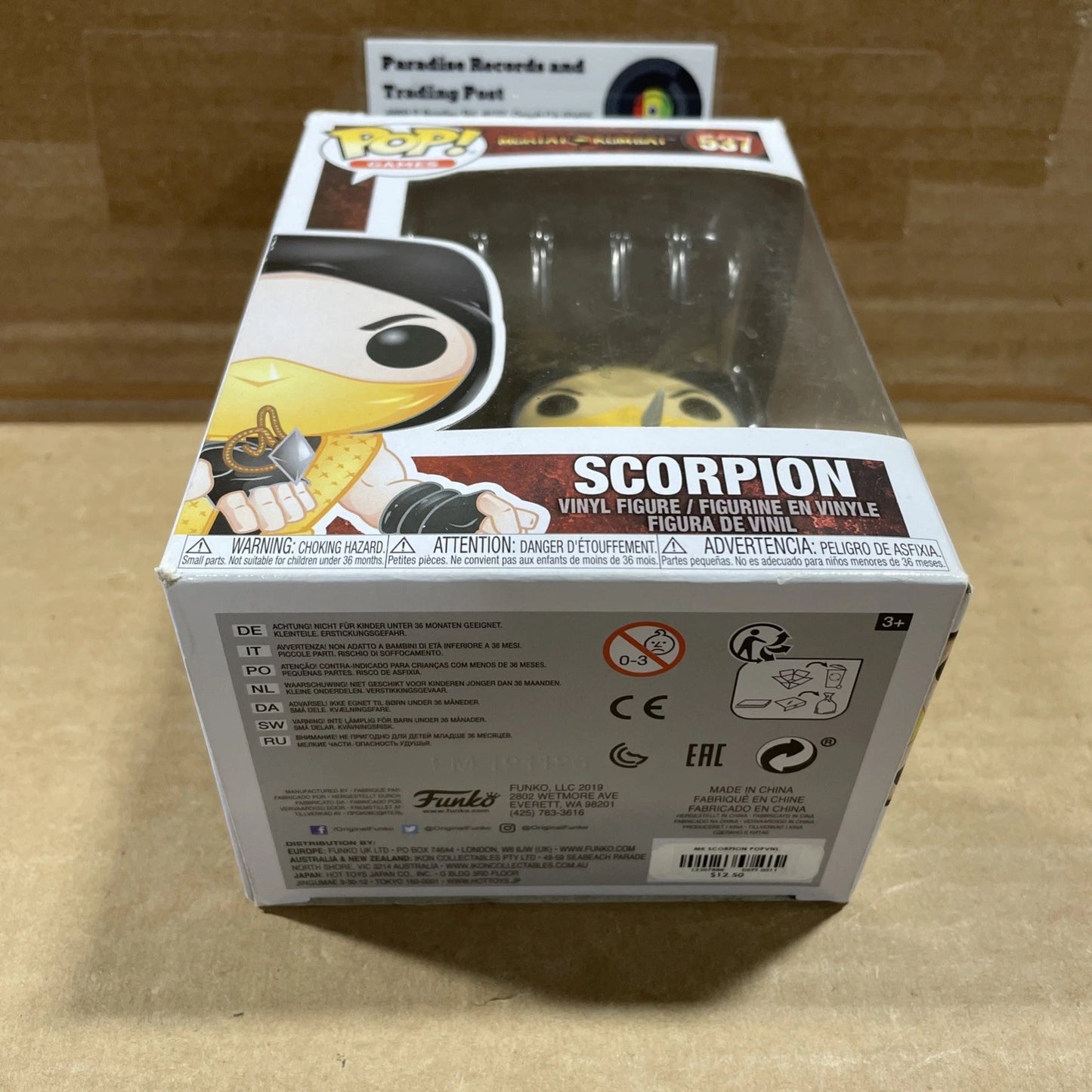 Funko Pop! Vinyl: Mortal Kombat - Scorpion #537 Pre-Owned