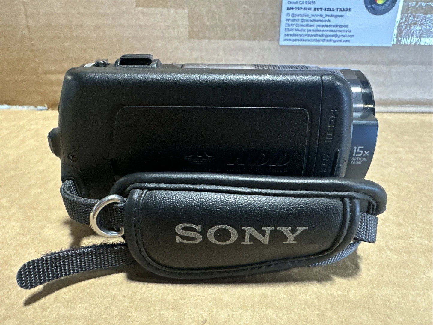 Sony HDR-XR200V 120GB HD Handycam Camcorder No Battery And Charger