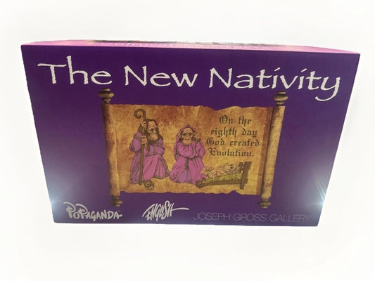 RON ENGLISH THE NEW NATIVITY SCENE HOLIDAY DESIGNER VINYL FIGURE FROM POPAGANDA
