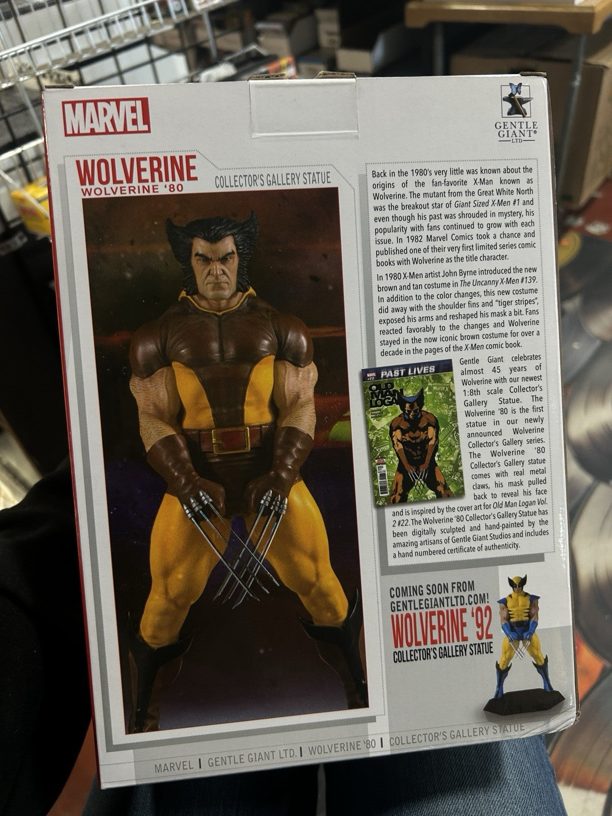 WOLVERINE '80 Collector's Gallery Statue Gentle Giant X-Men Marvel #997/1000