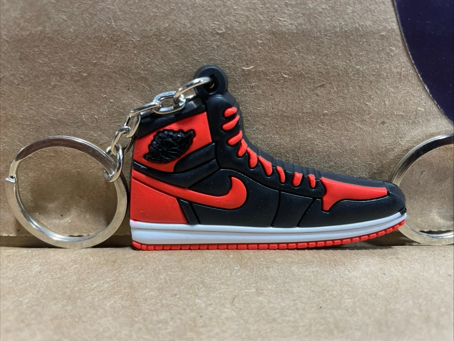 Retro Nike Michael Jordan Air Jordans Shoe Keychains Lot Of 3