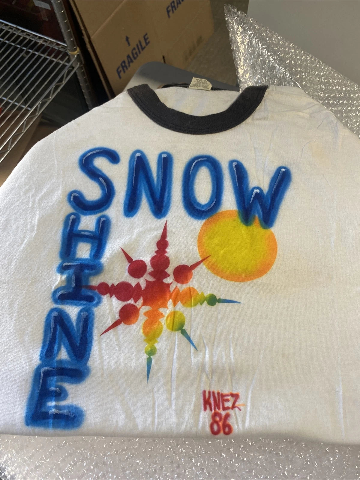 Vintage 80s 90s Screen Star XL - USA Made “SNOW SHINE”