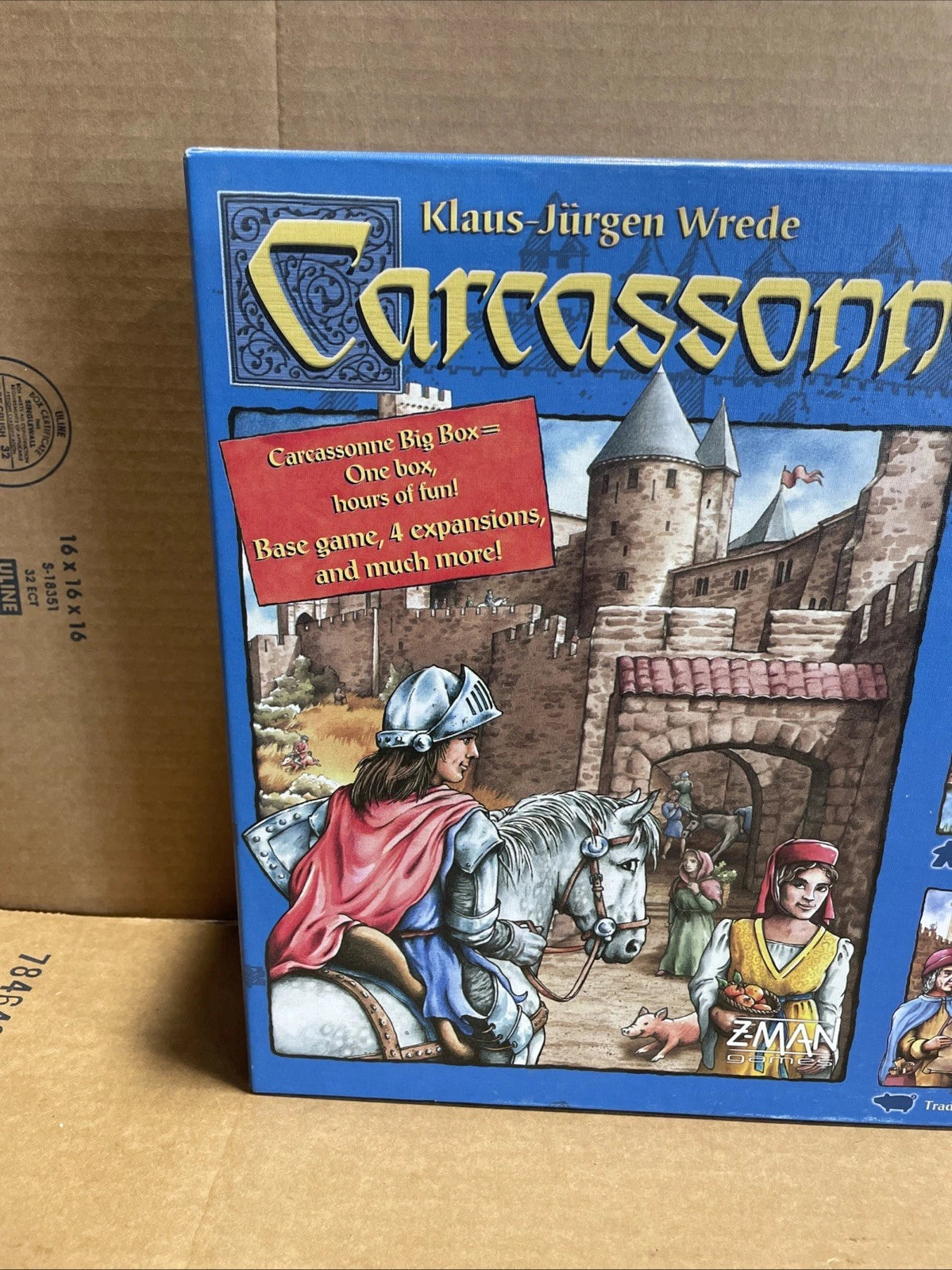 Carcassonne Big Box Board Game + Mini Expansion + The River Complete