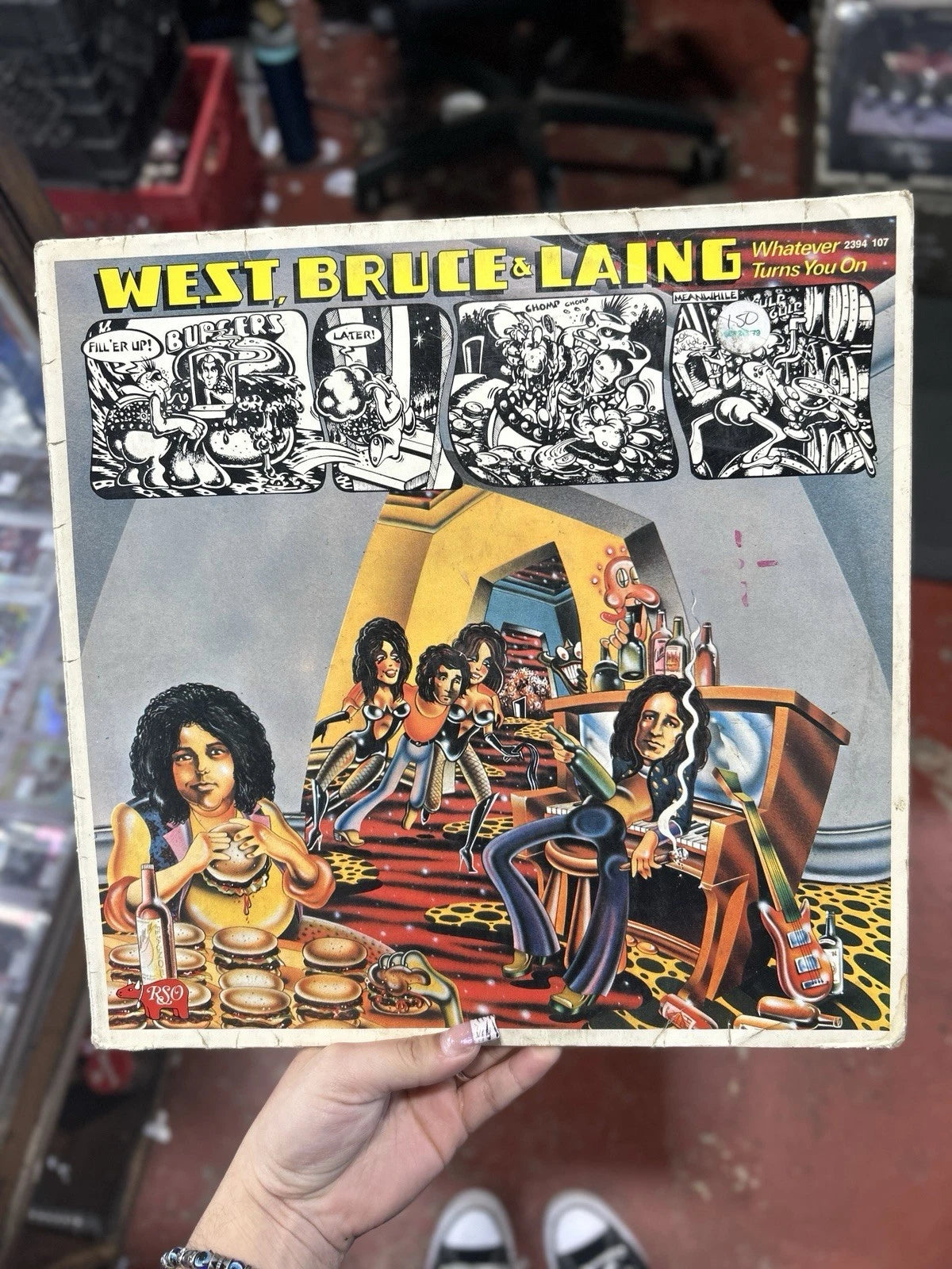 West, Bruce & Laing - Whatever Turns You On [Vinyl LP] RSO | Germany | VG++