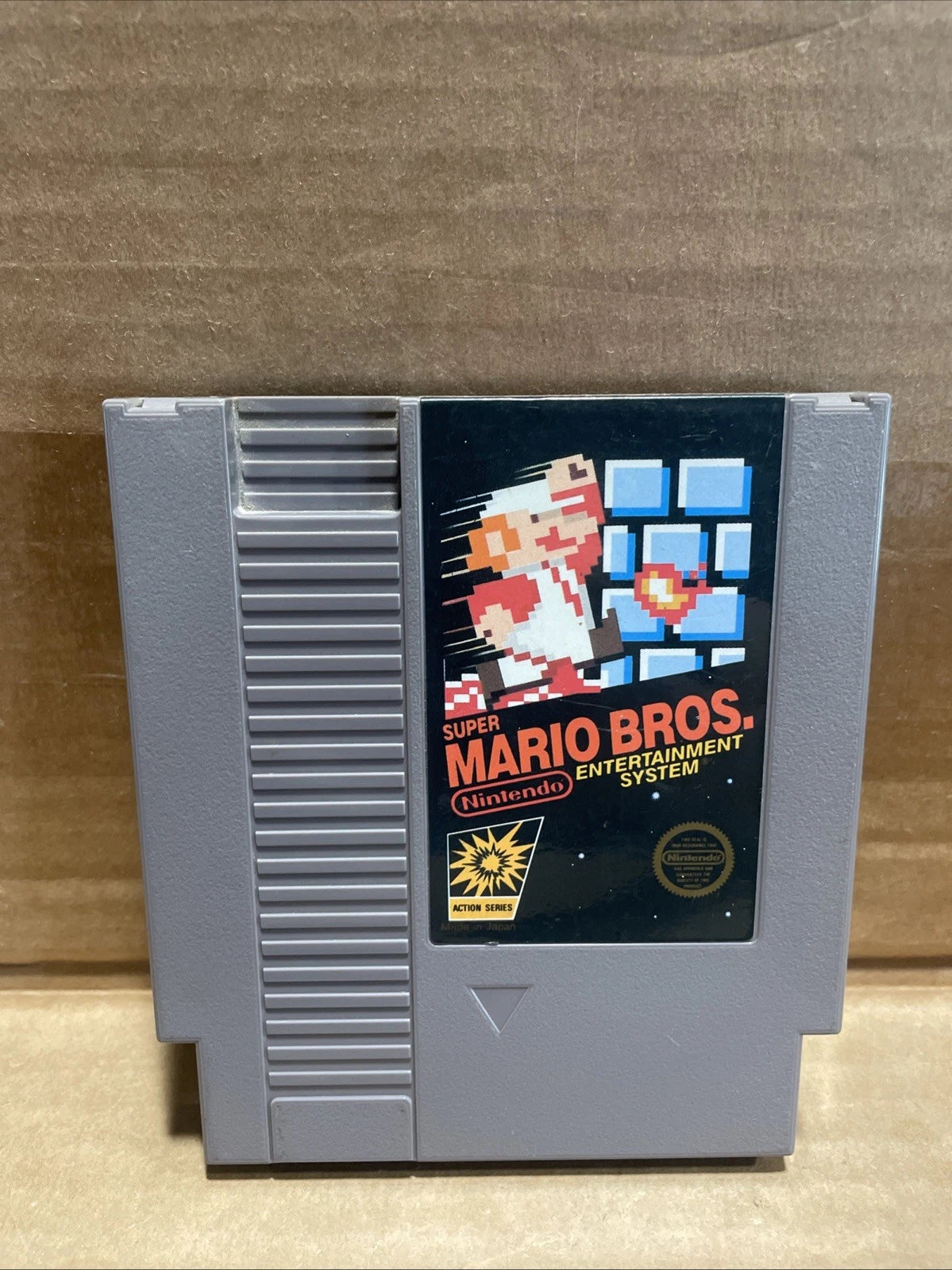 Super Mario Bros 3 Screw Nintendo Game Cartridge NES Cleaned & Tested Authentic
