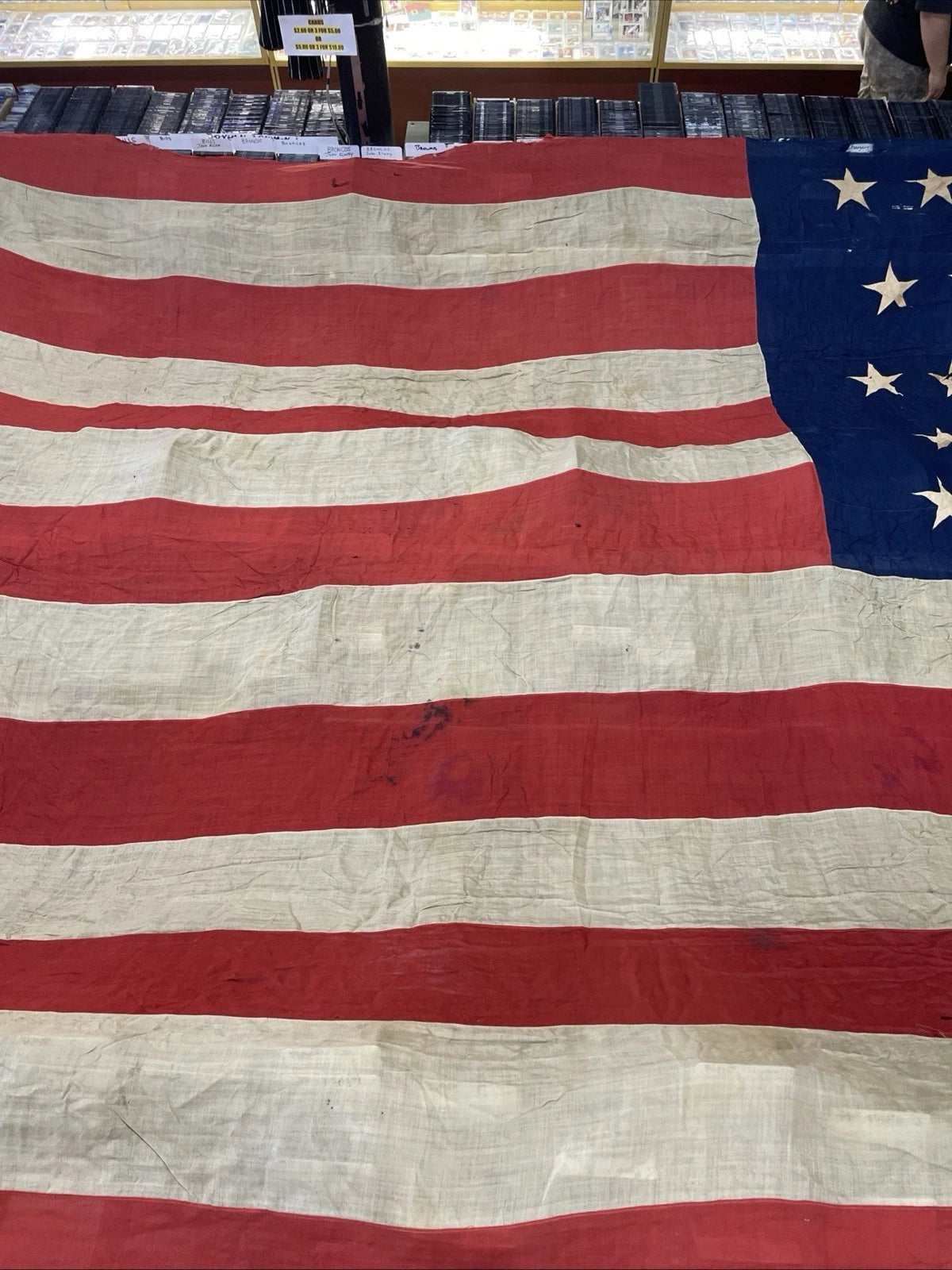 38 Star American Flag (1876-1889) 13 feet X 20 feet RARE!!!!!!!