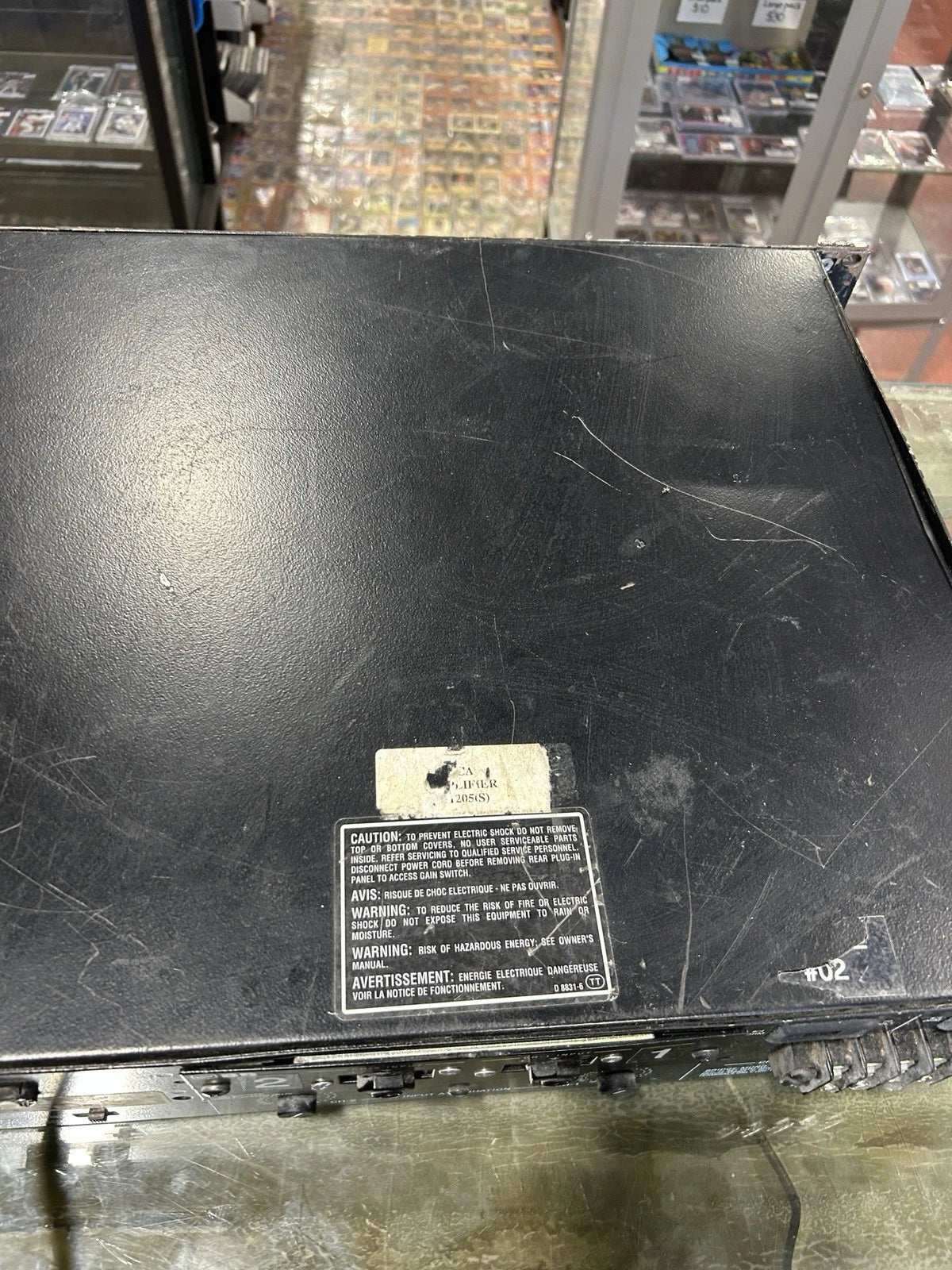 Crown Com-Tech 200 2/Ch Stereo Pro Power Amplifier 100 Watts per channel