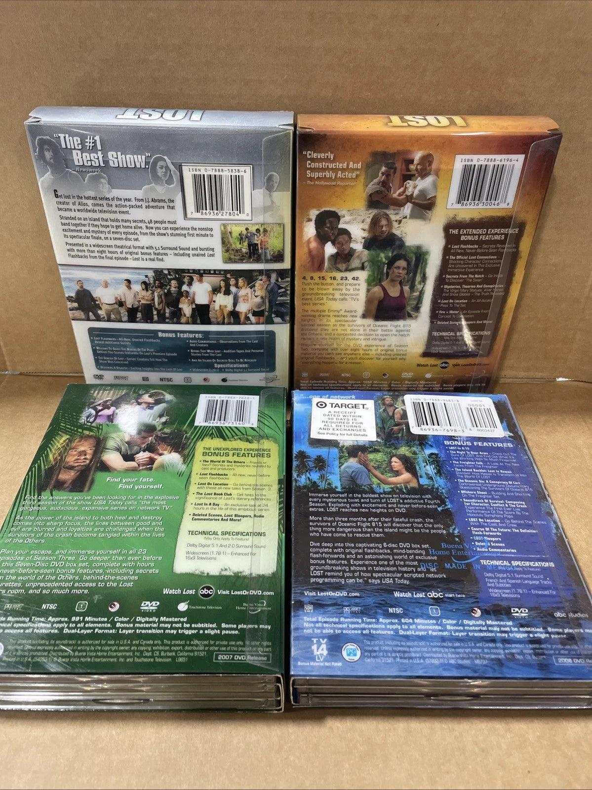 Lost TV Show Season 1-4 Excellent Condition