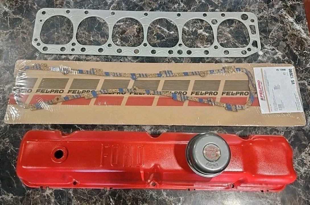 1953-1964 Valve Cover With The Breathers Ford 223 Engine