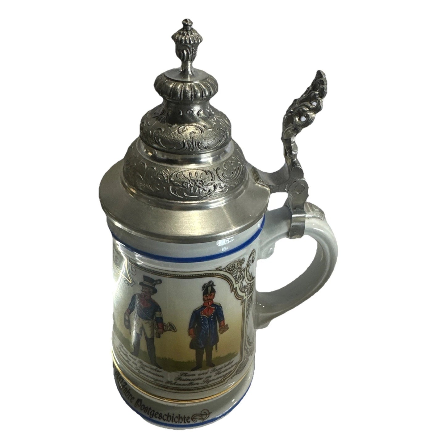 Vintage German Stein mug 500 years History With COA